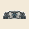 Carolina stadium sticker