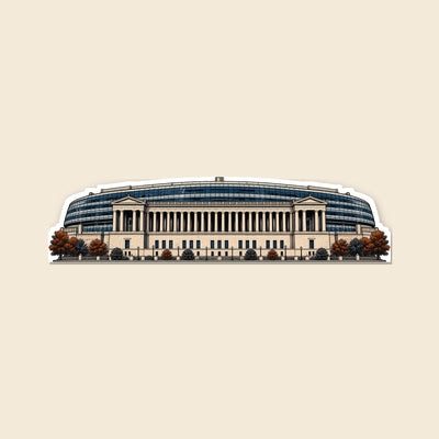 Chicago stadium sticker