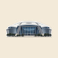 Dallas stadium sticker