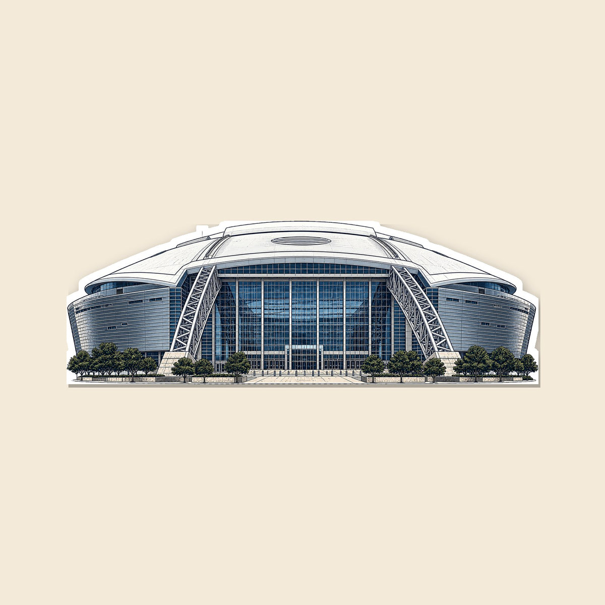 Dallas stadium sticker