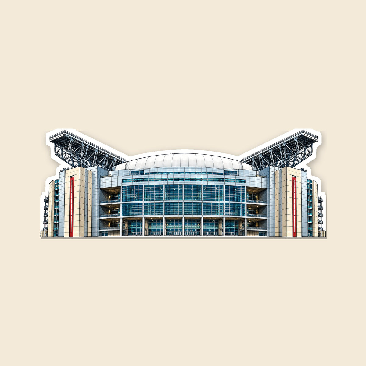 Houston stadium sticker