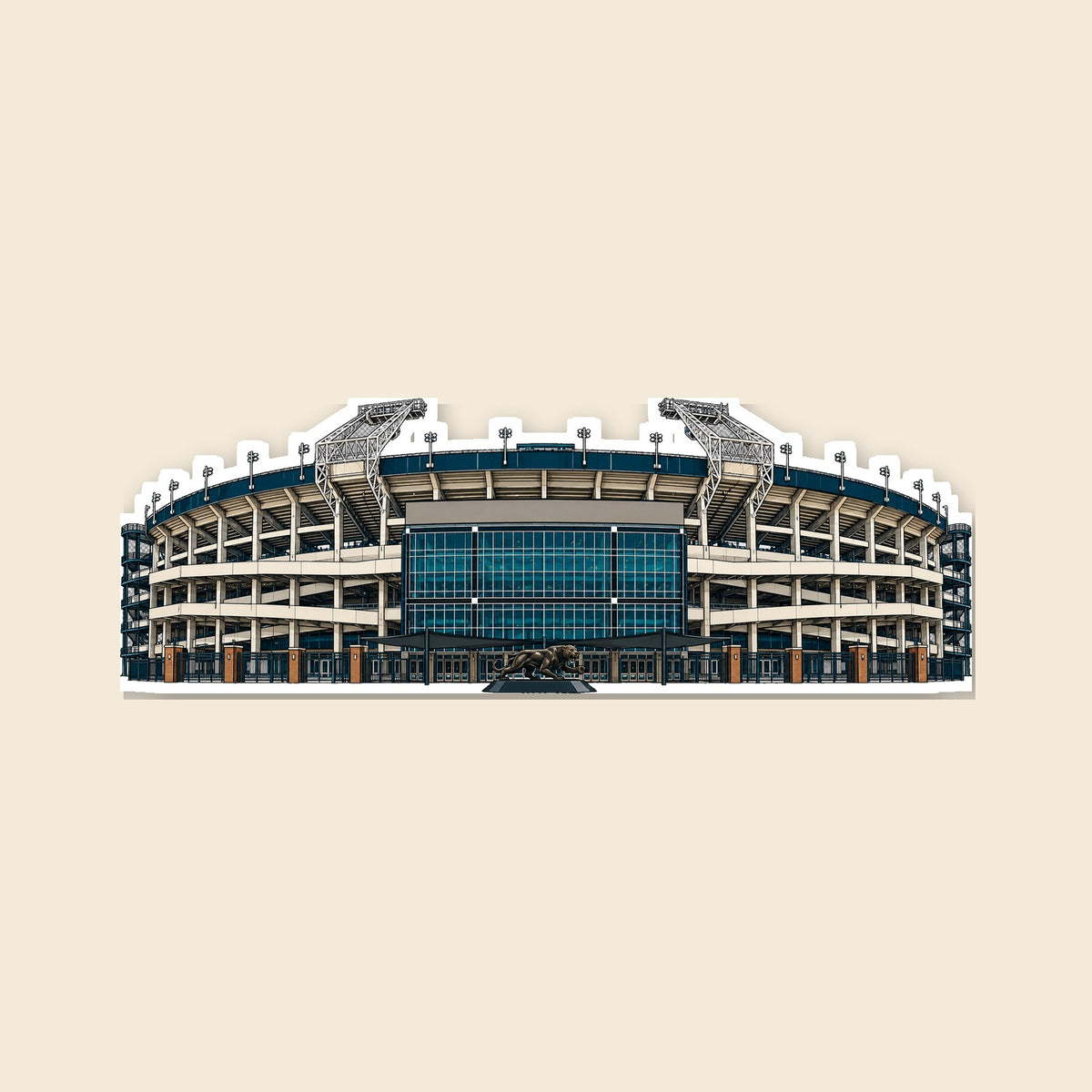 Jacksonville stadium sticker