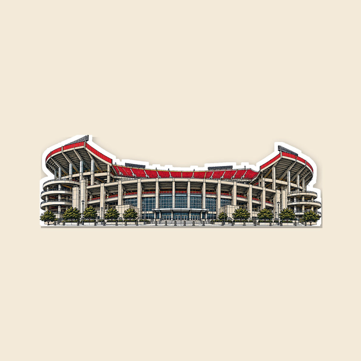 Kansas City stadium sticker