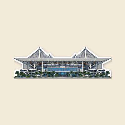 Miami stadium sticker