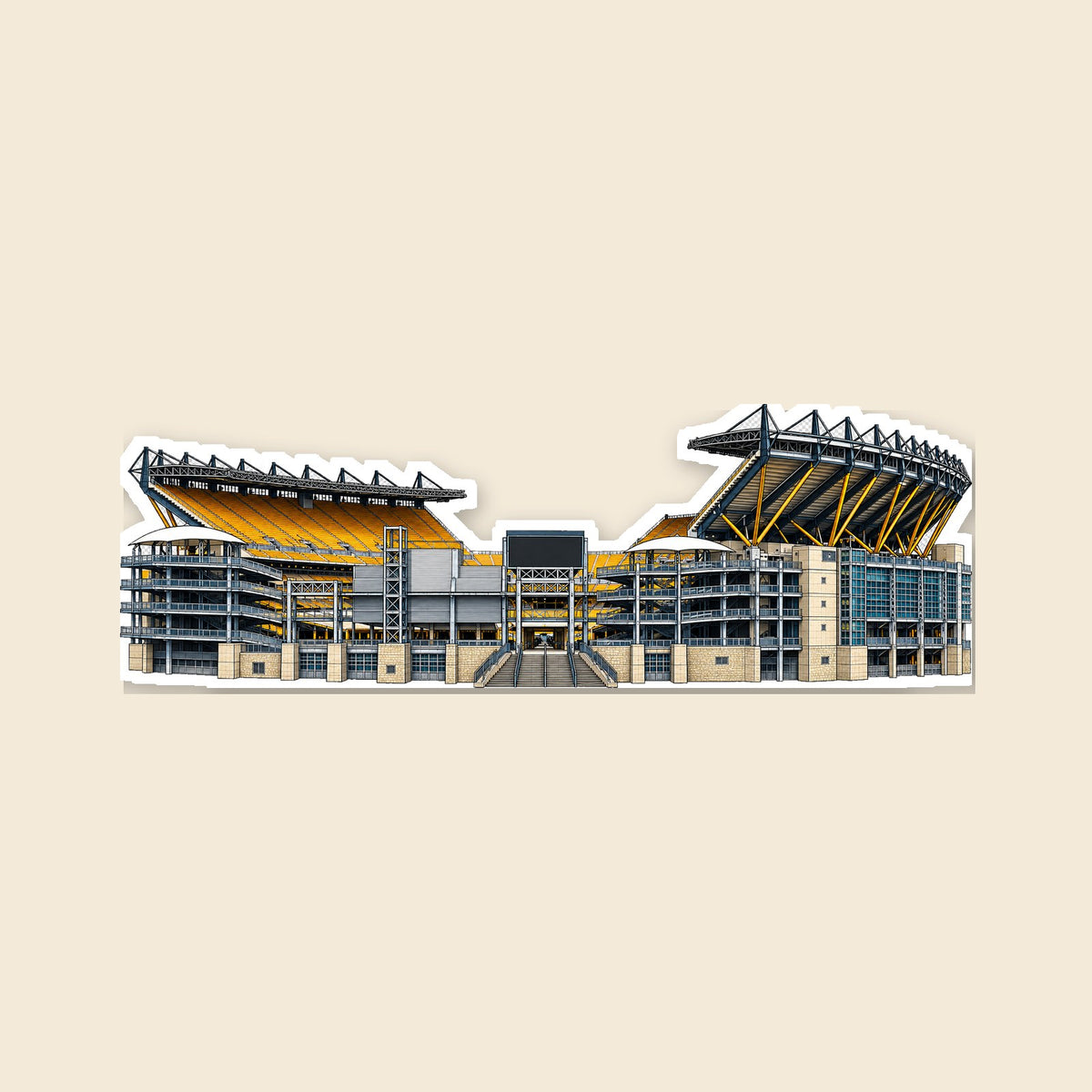 Pittsburgh stadium sticker