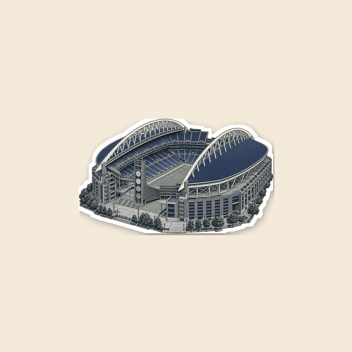 Seattle stadium sticker