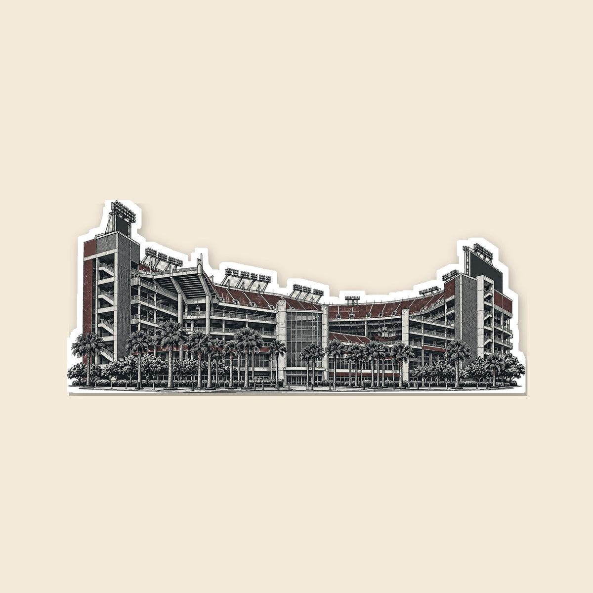 Tampa Bay stadium sticker