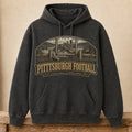 Pittsburgh Football Hoodie | Field Goals & Fence Rows | Vintage City Game Day Hoodie