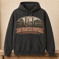San Francisco Football Hoodie | Field Goals & Fence Rows | Vintage City Game Day Hoodie