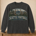 Seattle Football Long Sleeve | Field Goals & Fence Rows | Vintage City Game Day Long Sleeve