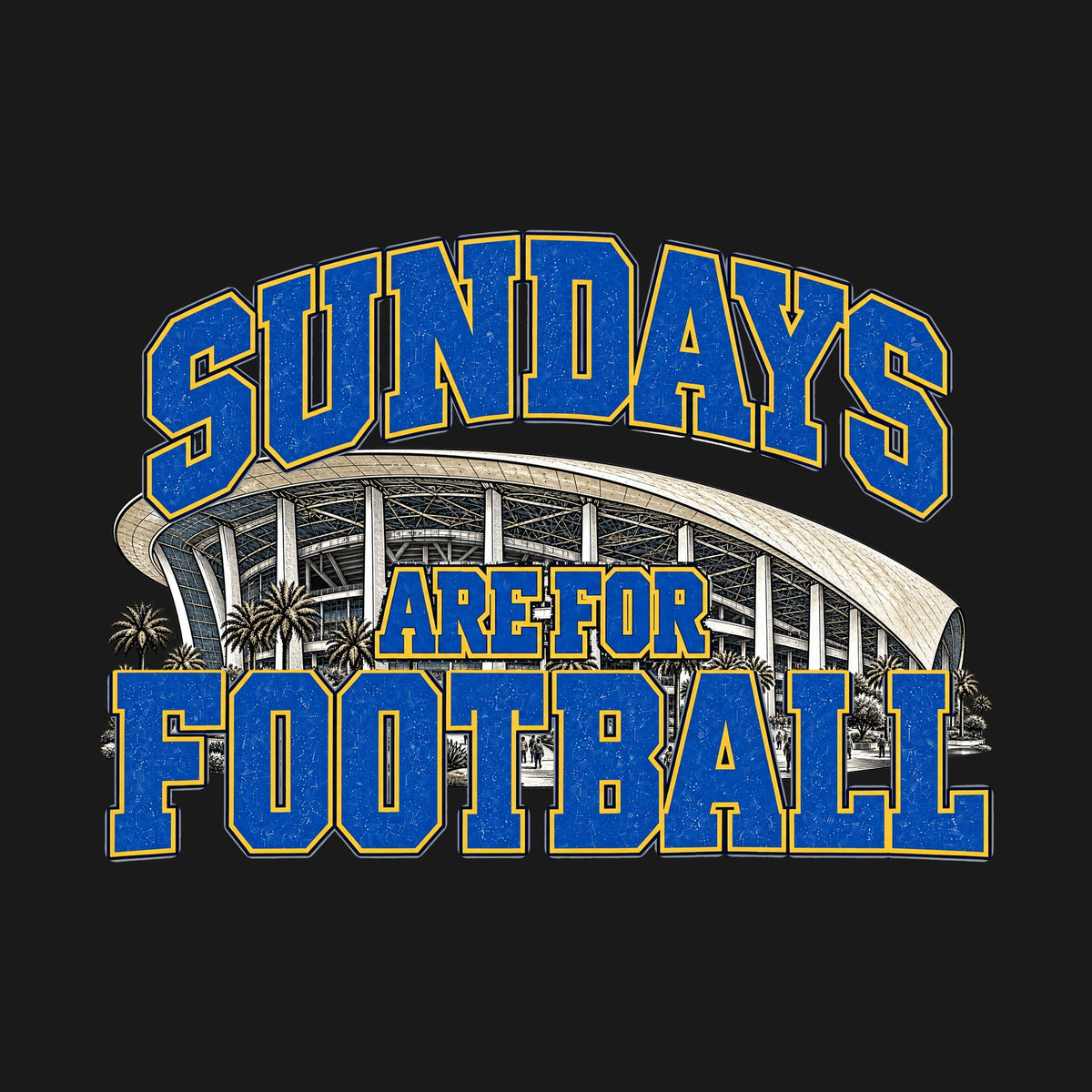 Design · Los Angeles Gold · Sundays on the Acre stadium art