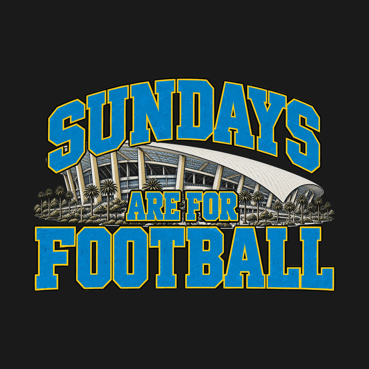 Design · Los Angeles Powder · Sundays on the Acre stadium art