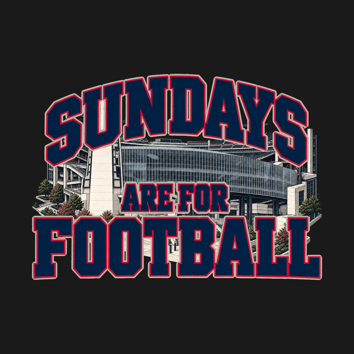 Design · New England · Sundays on the Acre stadium art